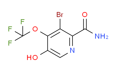 3-Bromo-5-hydroxy-4-(trifluoromethoxy)pyridine-2-carboxamide