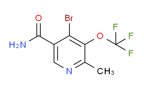 4-Bromo-2-methyl-3-(trifluoromethoxy)pyridine-5-carboxamide