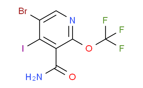 5-Bromo-4-iodo-2-(trifluoromethoxy)pyridine-3-carboxamide