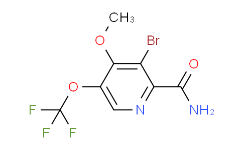 AM91341 | 1804600-12-1 | 3-Bromo-4-methoxy-5-(trifluoromethoxy)pyridine-2-carboxamide