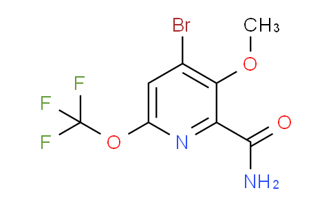 4-Bromo-3-methoxy-6-(trifluoromethoxy)pyridine-2-carboxamide
