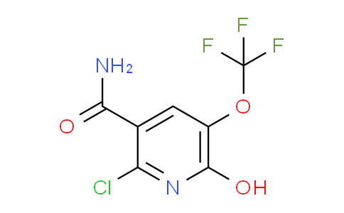 2-Chloro-6-hydroxy-5-(trifluoromethoxy)pyridine-3-carboxamide