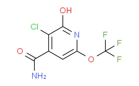3-Chloro-2-hydroxy-6-(trifluoromethoxy)pyridine-4-carboxamide