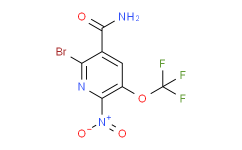 2-Bromo-6-nitro-5-(trifluoromethoxy)pyridine-3-carboxamide
