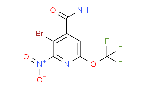AM91356 | 1806189-26-3 | 3-Bromo-2-nitro-6-(trifluoromethoxy)pyridine-4-carboxamide