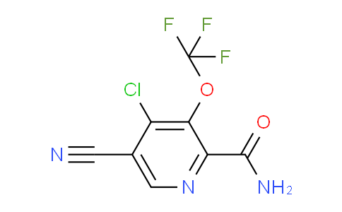 4-Chloro-5-cyano-3-(trifluoromethoxy)pyridine-2-carboxamide
