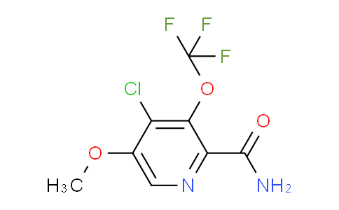 4-Chloro-5-methoxy-3-(trifluoromethoxy)pyridine-2-carboxamide