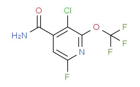 3-Chloro-6-fluoro-2-(trifluoromethoxy)pyridine-4-carboxamide