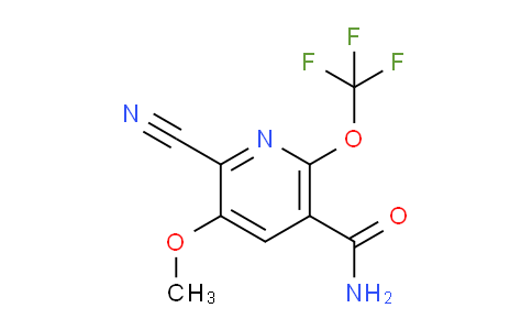 2-Cyano-3-methoxy-6-(trifluoromethoxy)pyridine-5-carboxamide