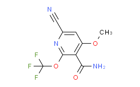 6-Cyano-4-methoxy-2-(trifluoromethoxy)pyridine-3-carboxamide