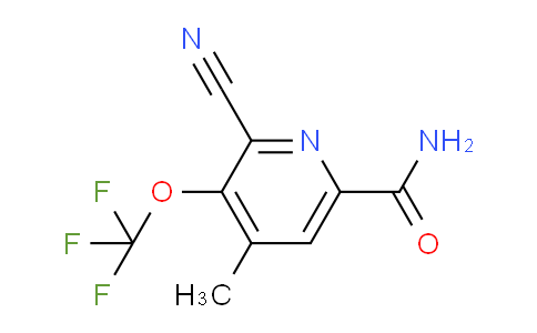 2-Cyano-4-methyl-3-(trifluoromethoxy)pyridine-6-carboxamide
