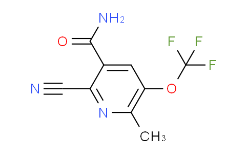 2-Cyano-6-methyl-5-(trifluoromethoxy)pyridine-3-carboxamide