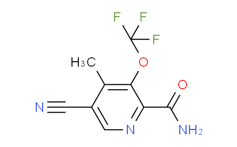 5-Cyano-4-methyl-3-(trifluoromethoxy)pyridine-2-carboxamide