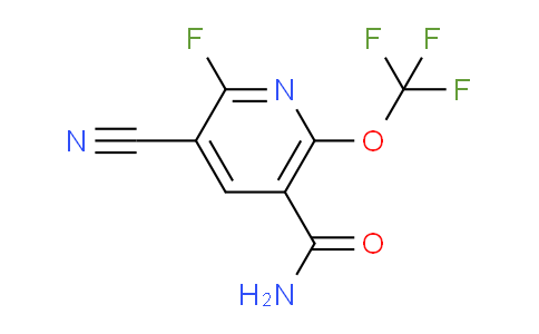 3-Cyano-2-fluoro-6-(trifluoromethoxy)pyridine-5-carboxamide