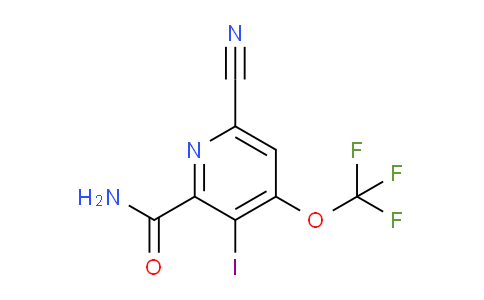 AM91446 | 1806245-17-9 | 6-Cyano-3-iodo-4-(trifluoromethoxy)pyridine-2-carboxamide