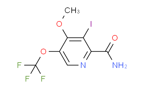 AM91526 | 1804647-94-6 | 3-Iodo-4-methoxy-5-(trifluoromethoxy)pyridine-2-carboxamide