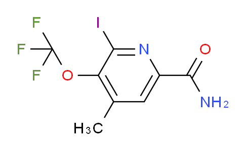 2-Iodo-4-methyl-3-(trifluoromethoxy)pyridine-6-carboxamide