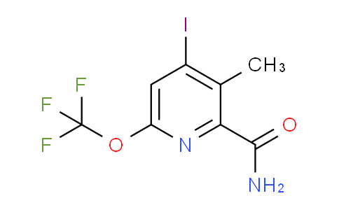 4-Iodo-3-methyl-6-(trifluoromethoxy)pyridine-2-carboxamide
