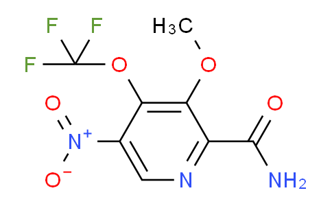 3-Methoxy-5-nitro-4-(trifluoromethoxy)pyridine-2-carboxamide
