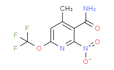 4-Methyl-2-nitro-6-(trifluoromethoxy)pyridine-3-carboxamide