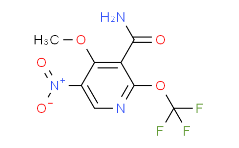 4-Methoxy-5-nitro-2-(trifluoromethoxy)pyridine-3-carboxamide