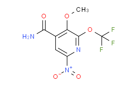 3-Methoxy-6-nitro-2-(trifluoromethoxy)pyridine-4-carboxamide