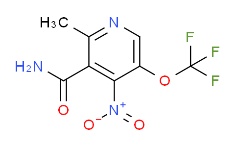 2-Methyl-4-nitro-5-(trifluoromethoxy)pyridine-3-carboxamide