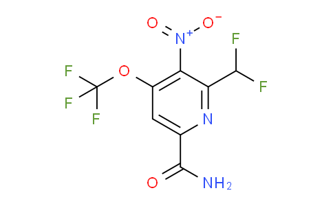 AM91592 | 1805159-25-4 | 2-(Difluoromethyl)-3-nitro-4-(trifluoromethoxy)pyridine-6-carboxamide