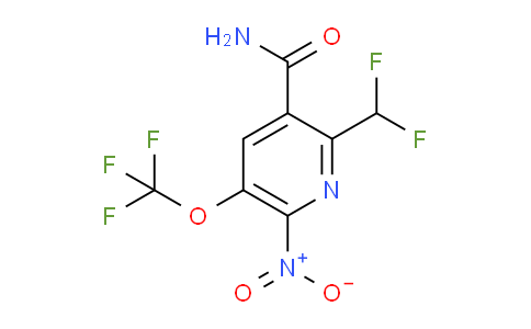 AM91593 | 1806775-60-9 | 2-(Difluoromethyl)-6-nitro-5-(trifluoromethoxy)pyridine-3-carboxamide