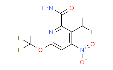 AM91595 | 1805027-51-3 | 3-(Difluoromethyl)-4-nitro-6-(trifluoromethoxy)pyridine-2-carboxamide