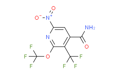 AM91604 | 1806165-69-4 | 6-Nitro-2-(trifluoromethoxy)-3-(trifluoromethyl)pyridine-4-carboxamide