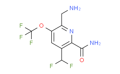 2-(Aminomethyl)-5-(difluoromethyl)-3-(trifluoromethoxy)pyridine-6-carboxamide