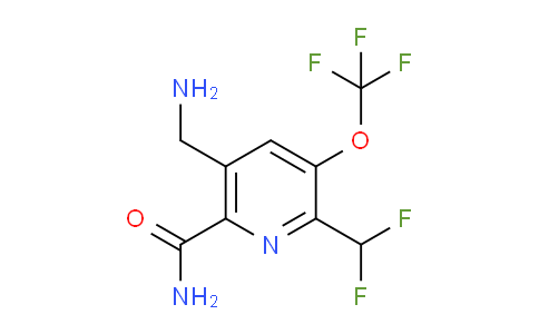 AM91618 | 1805009-90-8 | 5-(Aminomethyl)-2-(difluoromethyl)-3-(trifluoromethoxy)pyridine-6-carboxamide