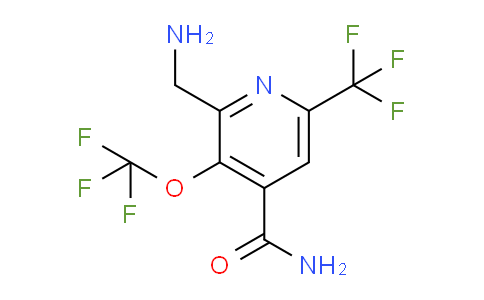 2-(Aminomethyl)-3-(trifluoromethoxy)-6-(trifluoromethyl)pyridine-4-carboxamide