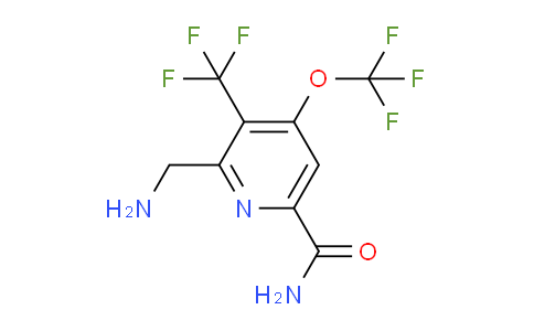 2-(Aminomethyl)-4-(trifluoromethoxy)-3-(trifluoromethyl)pyridine-6-carboxamide