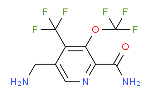 AM91634 | 1806772-54-2 | 5-(Aminomethyl)-3-(trifluoromethoxy)-4-(trifluoromethyl)pyridine-2-carboxamide