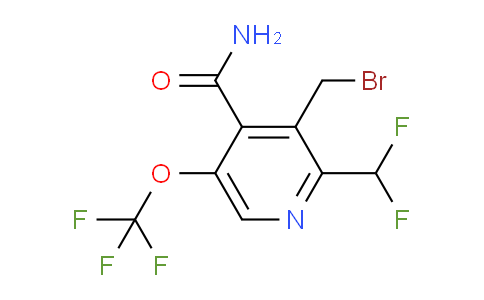 AM91644 | 1805311-70-9 | 3-(Bromomethyl)-2-(difluoromethyl)-5-(trifluoromethoxy)pyridine-4-carboxamide
