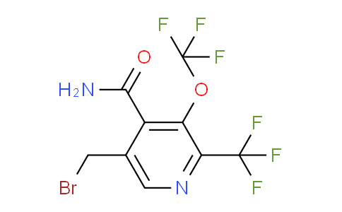 AM91651 | 1805242-05-0 | 5-(Bromomethyl)-3-(trifluoromethoxy)-2-(trifluoromethyl)pyridine-4-carboxamide