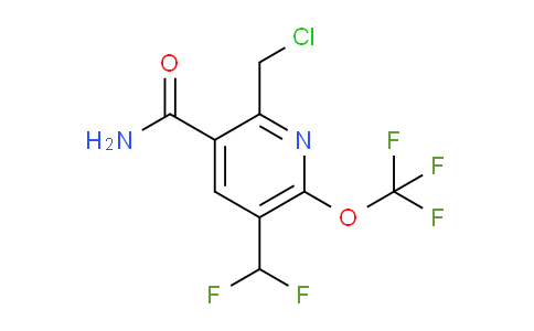 AM91657 | 1804927-91-0 | 2-(Chloromethyl)-5-(difluoromethyl)-6-(trifluoromethoxy)pyridine-3-carboxamide