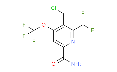 AM91658 | 1804658-19-2 | 3-(Chloromethyl)-2-(difluoromethyl)-4-(trifluoromethoxy)pyridine-6-carboxamide