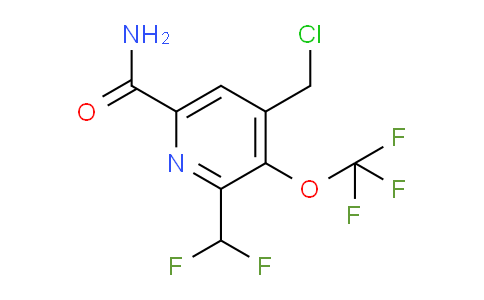 AM91660 | 1804369-50-3 | 4-(Chloromethyl)-2-(difluoromethyl)-3-(trifluoromethoxy)pyridine-6-carboxamide