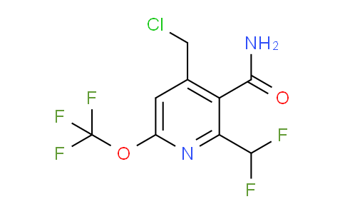 AM91662 | 1804658-59-0 | 4-(Chloromethyl)-2-(difluoromethyl)-6-(trifluoromethoxy)pyridine-3-carboxamide