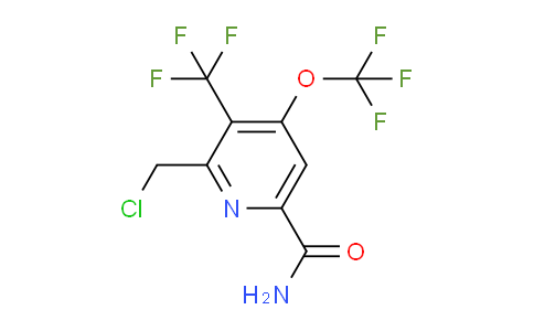 AM91666 | 1805309-31-2 | 2-(Chloromethyl)-4-(trifluoromethoxy)-3-(trifluoromethyl)pyridine-6-carboxamide