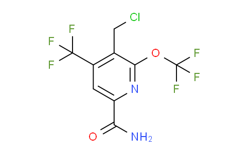 AM91669 | 1805164-24-2 | 3-(Chloromethyl)-2-(trifluoromethoxy)-4-(trifluoromethyl)pyridine-6-carboxamide