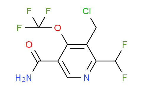 AM91670 | 1805162-62-2 | 3-(Chloromethyl)-2-(difluoromethyl)-4-(trifluoromethoxy)pyridine-5-carboxamide