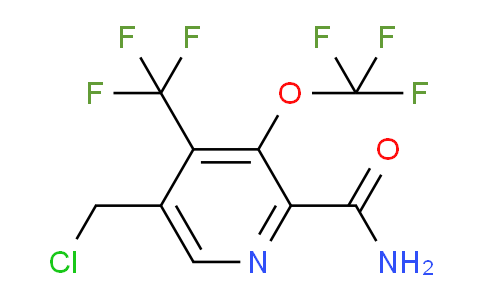AM91672 | 1805164-43-5 | 5-(Chloromethyl)-3-(trifluoromethoxy)-4-(trifluoromethyl)pyridine-2-carboxamide