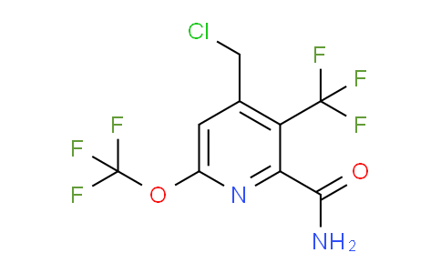 AM91674 | 1804937-95-8 | 4-(Chloromethyl)-6-(trifluoromethoxy)-3-(trifluoromethyl)pyridine-2-carboxamide