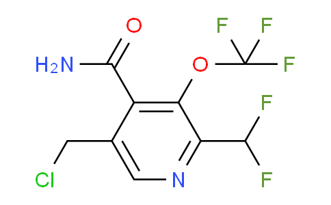 AM91677 | 1806771-97-0 | 5-(Chloromethyl)-2-(difluoromethyl)-3-(trifluoromethoxy)pyridine-4-carboxamide