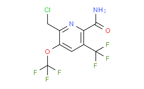 AM91680 | 1804751-73-2 | 2-(Chloromethyl)-3-(trifluoromethoxy)-5-(trifluoromethyl)pyridine-6-carboxamide