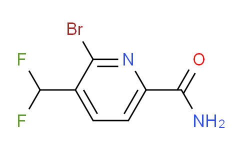 AM91681 | 1806758-53-1 | 2-Bromo-3-(difluoromethyl)pyridine-6-carboxamide